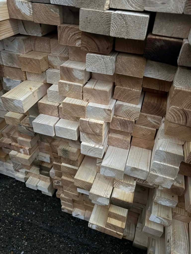 Cls 3x2” 2.4m treated timber, £3 each