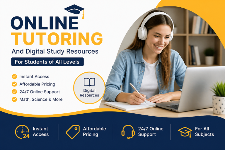 Online Tutoring & Digital Study Resources | Fast Access