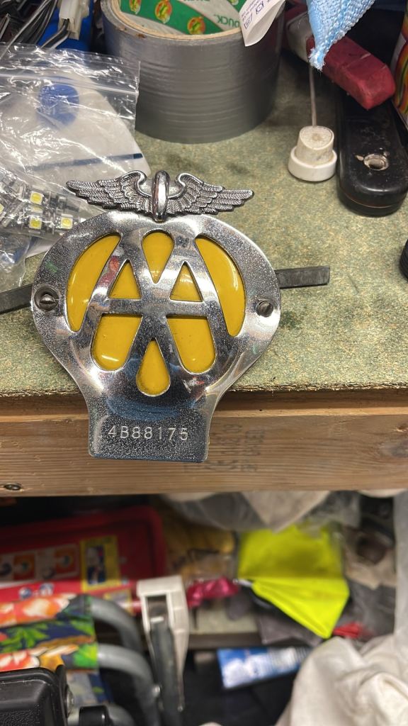 AA CAR BADGE 