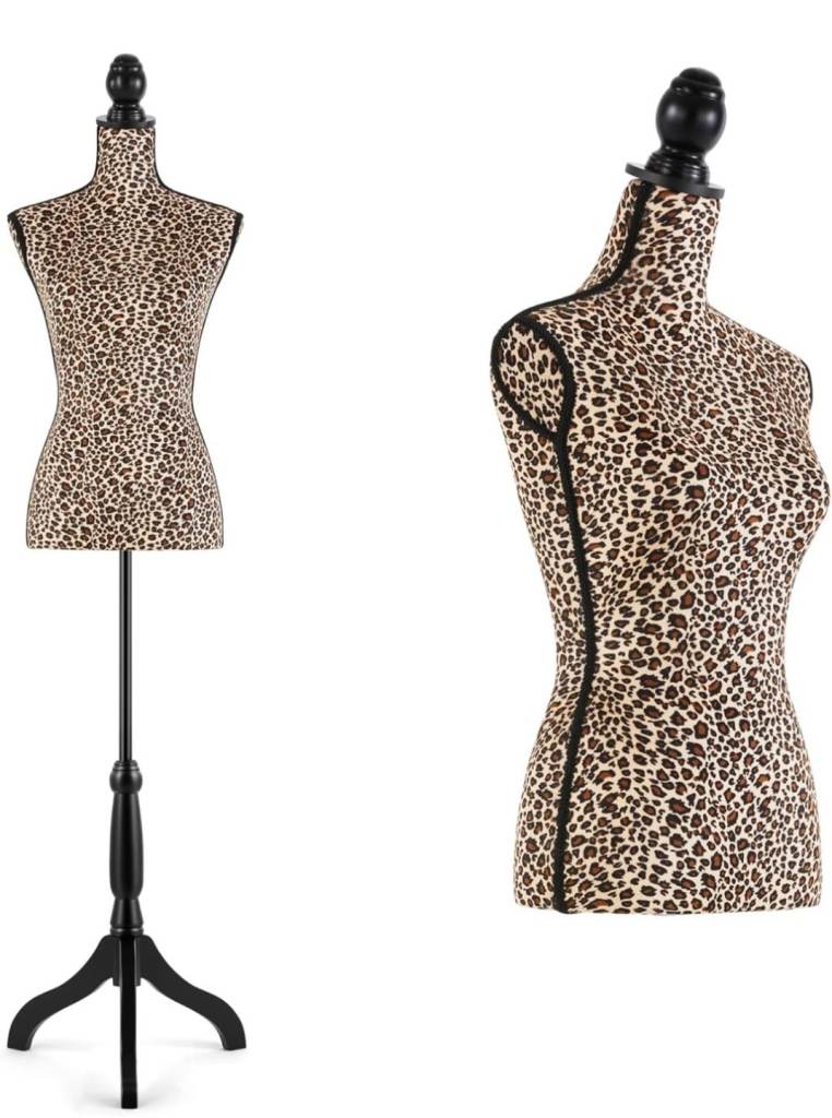 Dress Form Female Mannequin Torso, Height Adjustable Mannequin Body with Stand for Sewing, Display