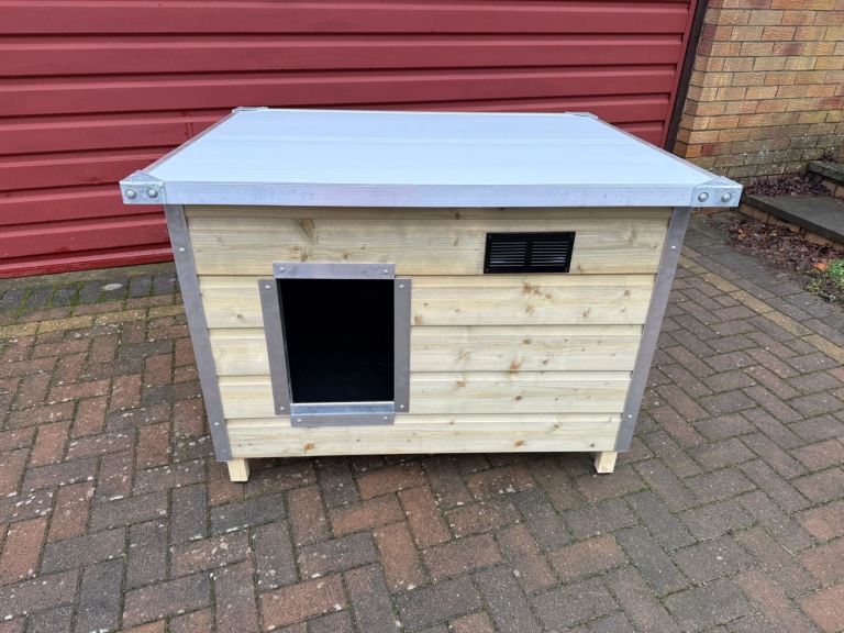 Newly built dog kennel 