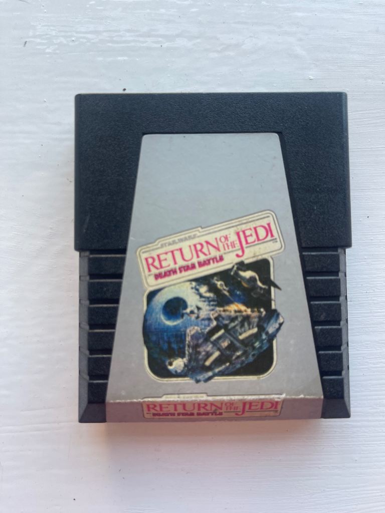 Star Wars Return of the Jedi: Death Star Battle Atari Video Game Cartridge