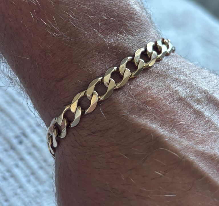 Mans 9ct bracelet 