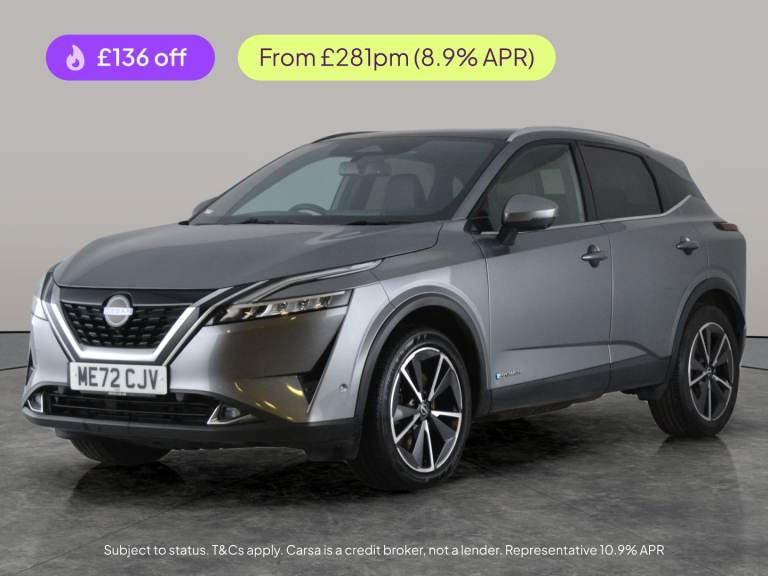 2022 Nissan Qashqai 1.5 E-Power Tekna 5dr Auto HATCHBACK PETROL/ELECTRIC Automatic