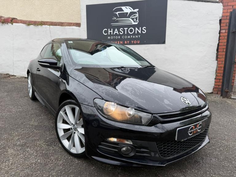 VOLKSWAGEN SCIROCCO 2.0TDi R-Line Hatchback Black Manual Diesel