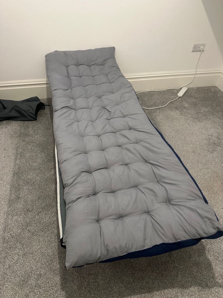 Adult camping bed with mattress