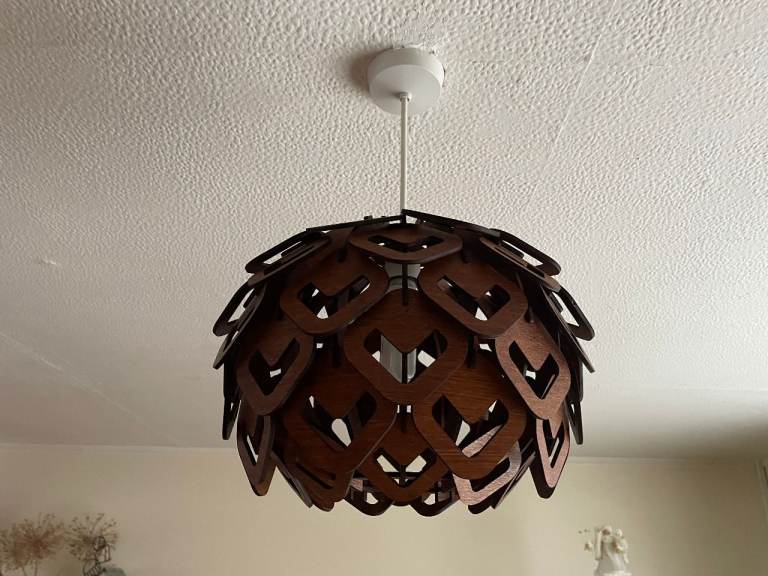Pendant Ceiling Lamp Hand Made Statement Piece | Cosy Summer Lamp Shade B22/BC