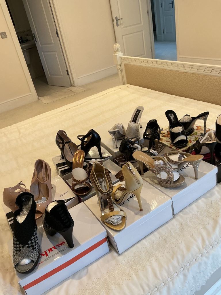 New Heels in original boxes