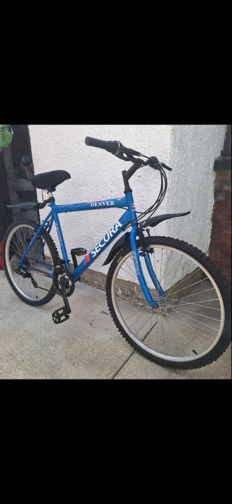 Secura Mountain Bike – Blue, Good Condition