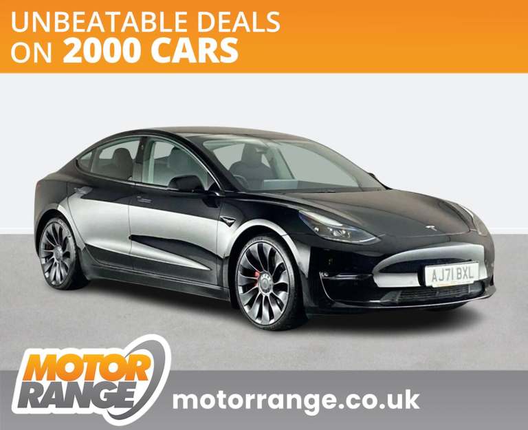 2022 Tesla Model 3 Performance AWD 4dr [Performance Upgrade] Auto SALOON ELECTRIC Automatic