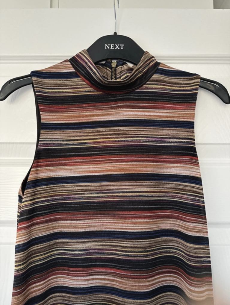 New Look multi coloured high neck dress