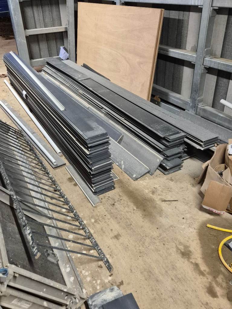 image for Cladding, 98, 3.6metre, hrdie plank, concrete board, colour: anthracite. £1,000 or ono.