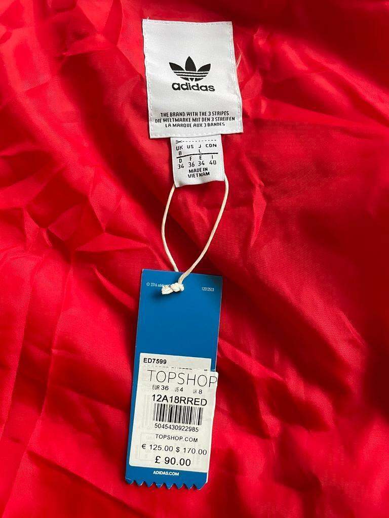 Womens Adidas Cropped Puffer Jacket