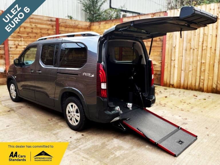 2021 Peugeot Rifter L2 LWB 5 Seat Petrol Auto Wheelchair Accessible Disabled Access Vehicle WAV M...