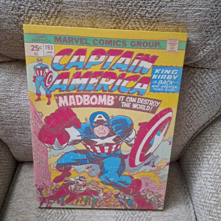 Avengers Captain America canvas picture 