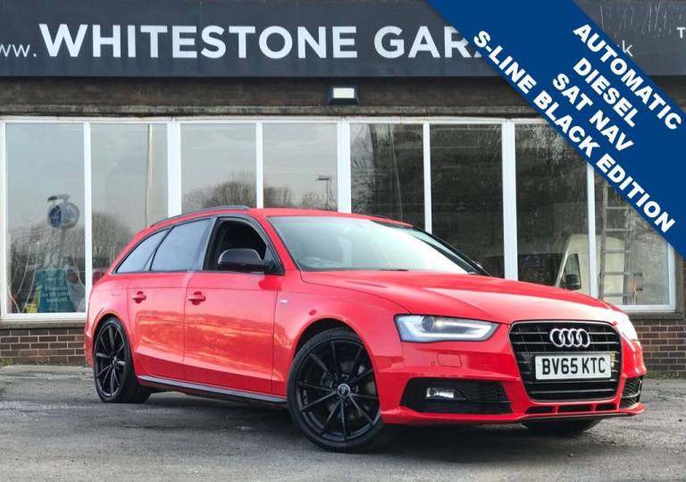 2015 65 AUDI A4 AVANT 2.0 TDI BLACK EDITION ESTATE 5DR DIESEL MULTITRONIC EURO 6