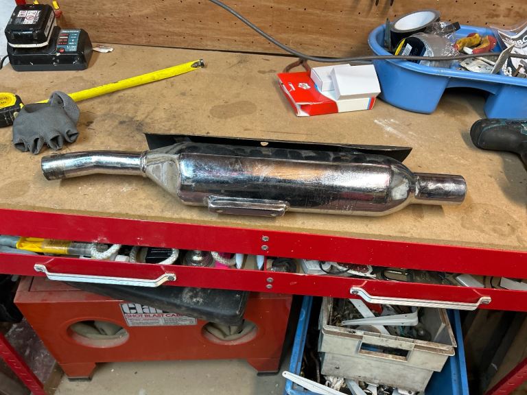 Exhaust used triumph scrambler