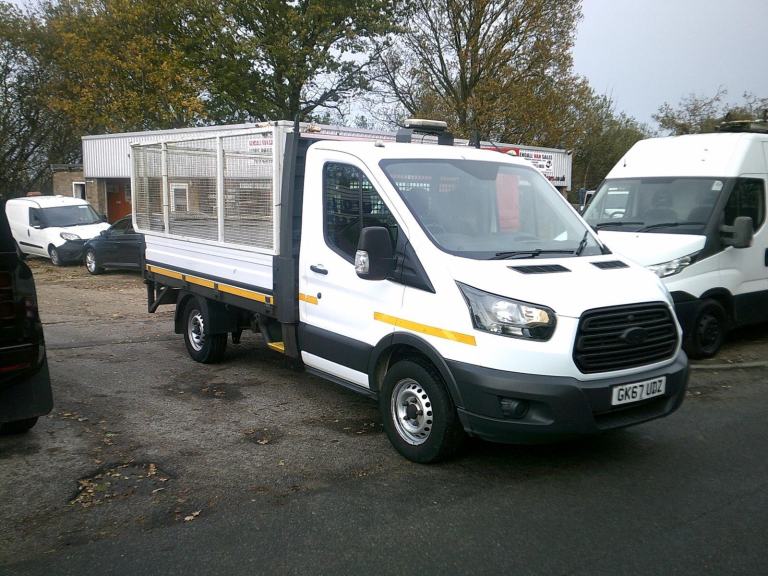 Ford Transit CAGE TAIL LIFT DROPSIDE,2017,67 REG,WHITE,ONLY 76k,VERY CLEAN VAN