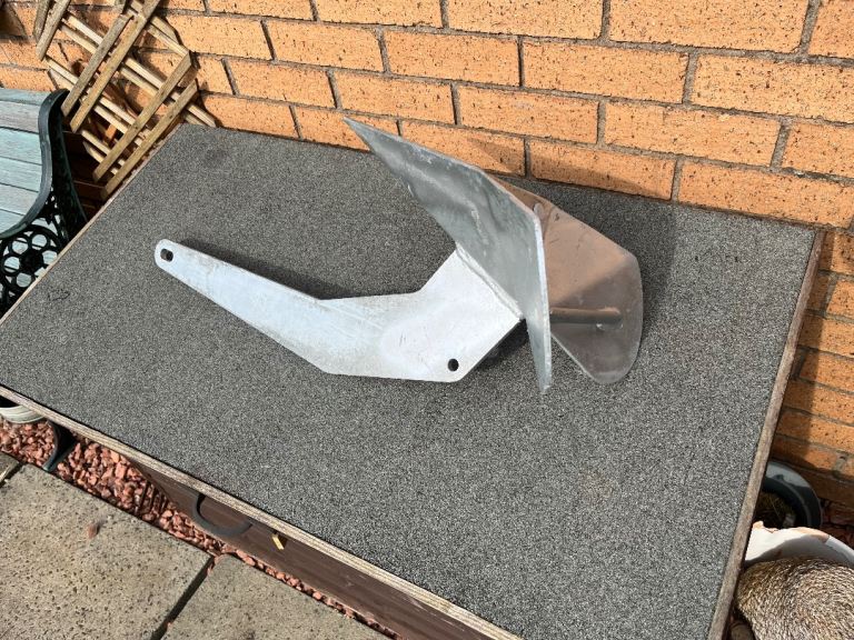10kg Galvanised Delta Style Anchor