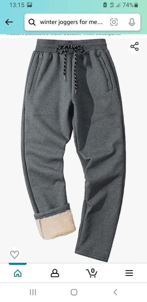 image for FLEECS LINED JOGGERS UNISEX 