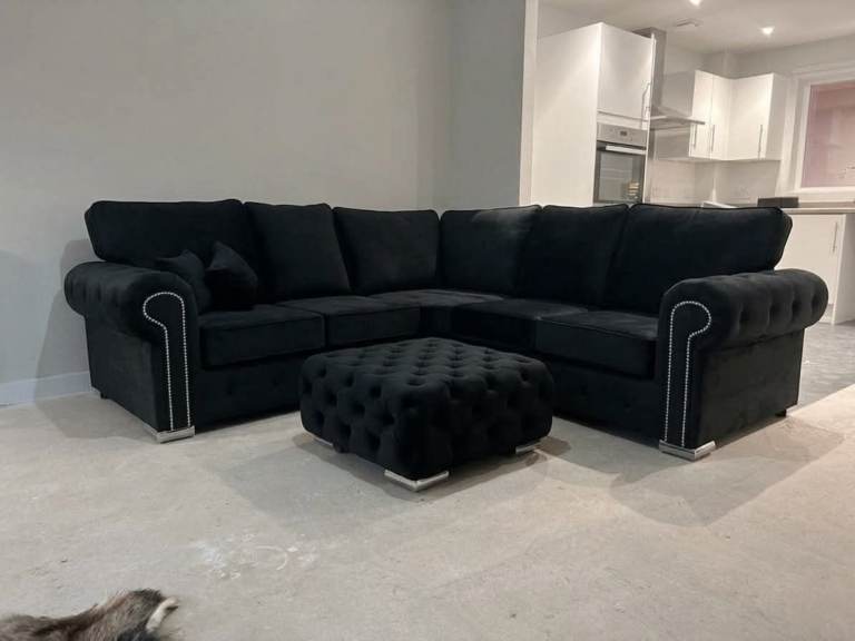 LUXURY & Comfortable Ashwin Corner Sofa - High Quality Memory Foam Material Order Now Must Go 🚛🏠