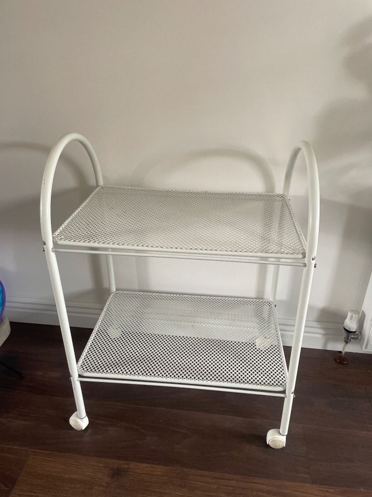 Vintage drinks trolley, metal. £10