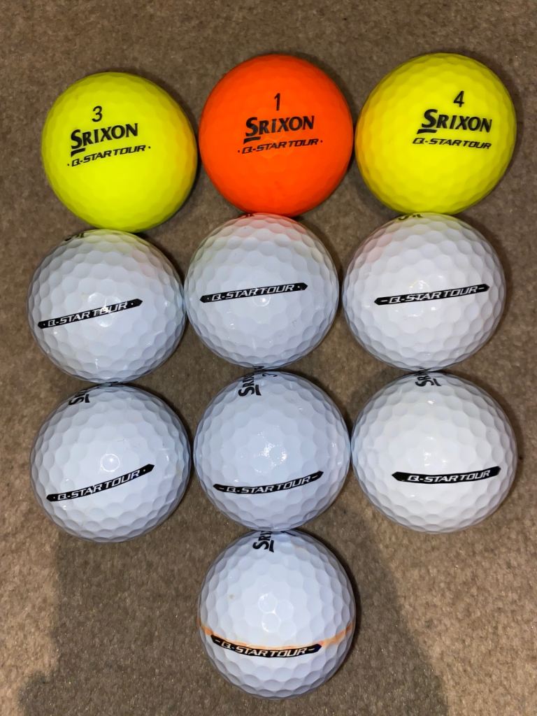 10 Srixon Q Star Tour Golf Balls