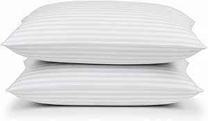 BHS Hotel Quality Pillows – Soft & Supportive Luxury Bed Pillows for Comfortable Sleep (pair)