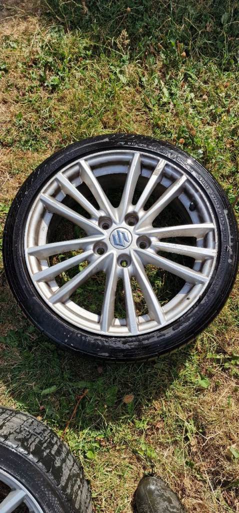 Suzuki swift sport wheels with fresh tyres