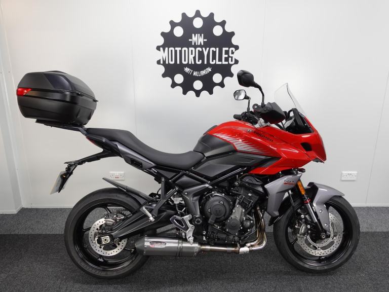 Triumph Tiger Sport 660. 2023. Korosi Red. Heated Grips & More. FSH
