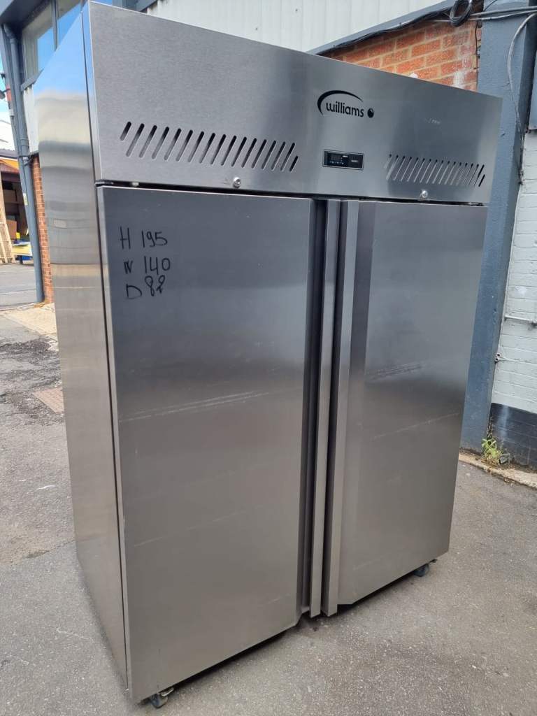 Williams Commercial Fridge Freezer – Stainless Steel, Good Condition