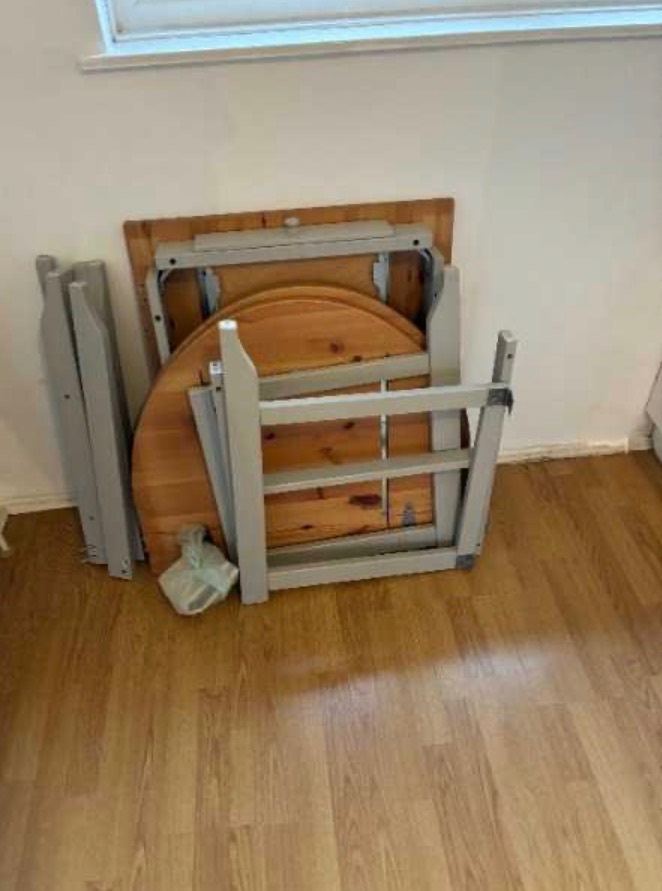 Extendable Dining Table Drop Leaf Pine 2-8 Seater With Drawer