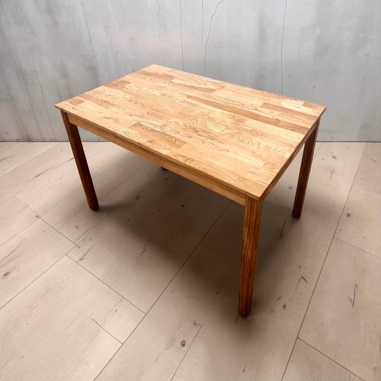 DINING TABLE SOLID WOOD OAK NATURAL EXCELLENT CONDITION 