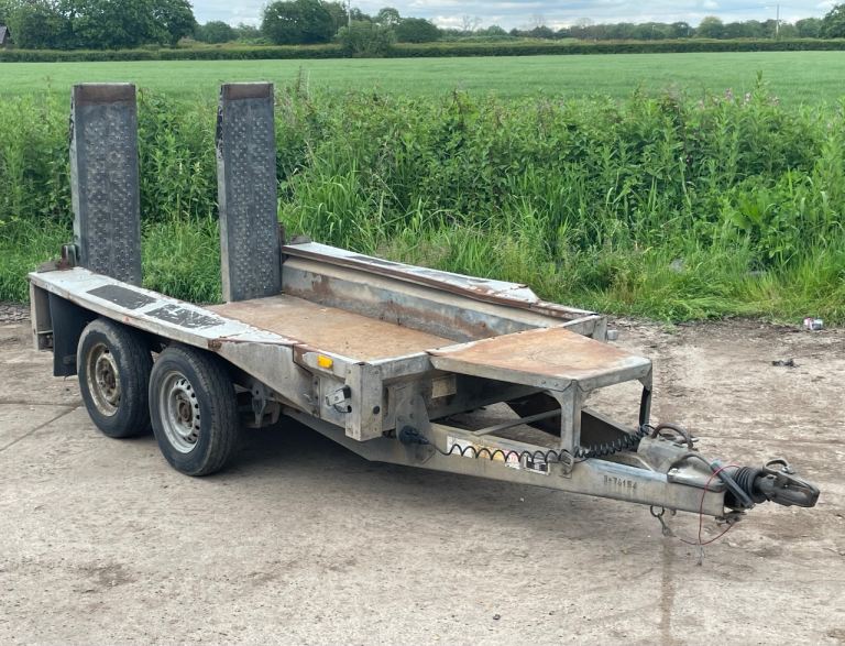 Ifor Williams GX84 2700kg Twin Axle Plant Trailer Ramps