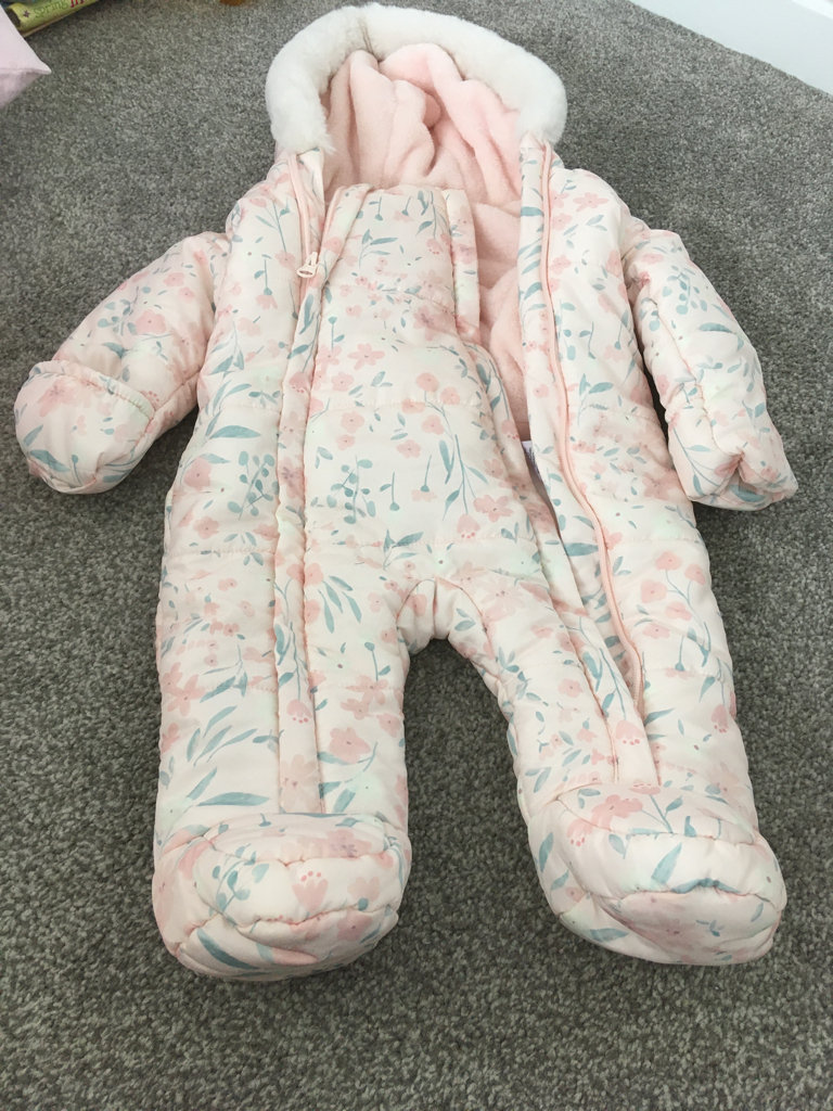Age 3 to 6 months Girls all in one suit 