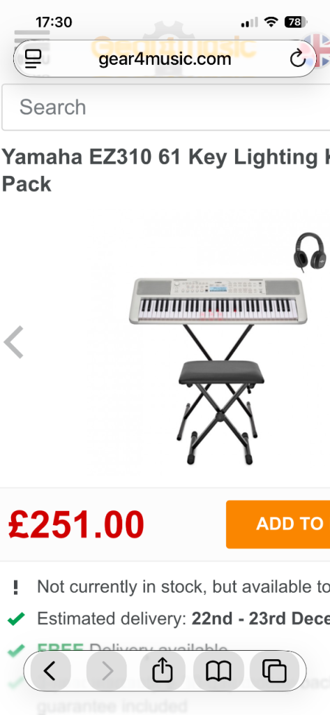 image for yamaha keyboard