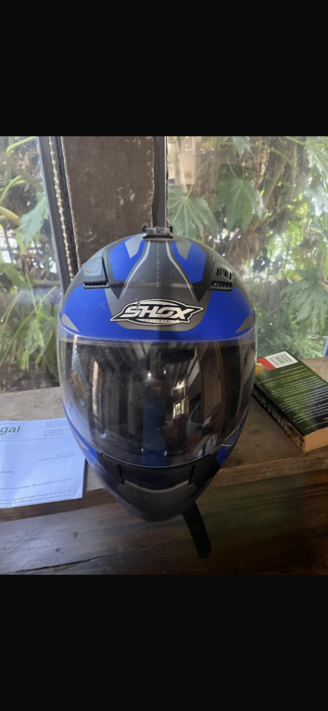 SHOX motorbike helmet 