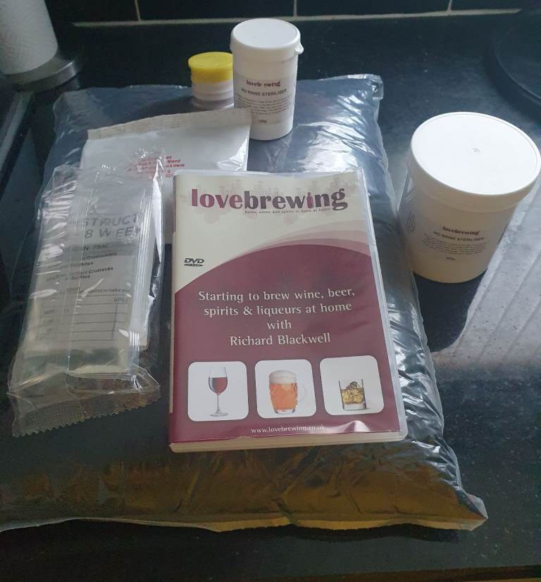 Wine making equipment and red wine making kit. Everything you need to make wine.  Ready in 2 weeks..