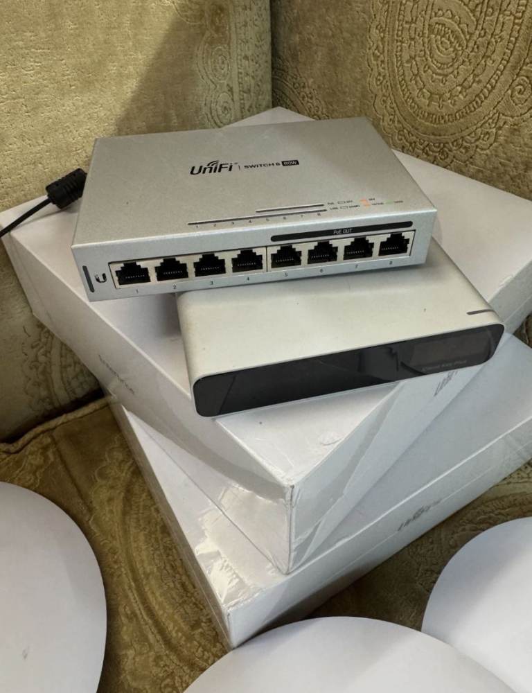 image for Full wifi System, cloud key, Ubiquiti UniFi U6 Enterprise WiFi 6 and switch