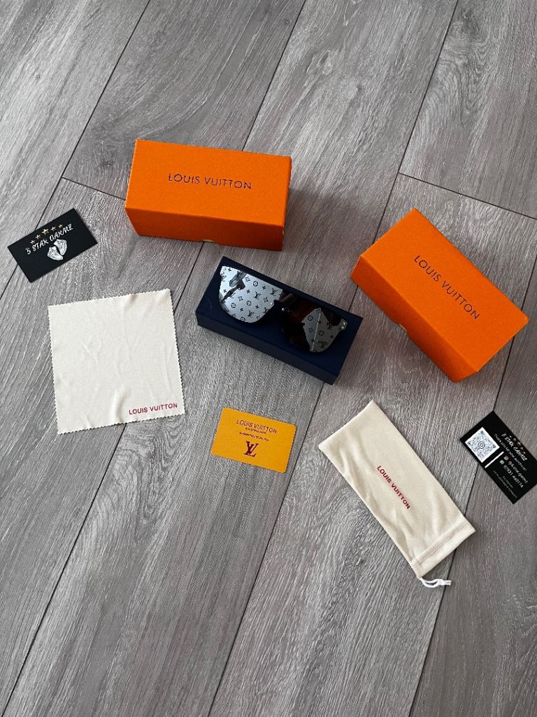 Louis Vuitton LV Waimea Sunglasses – Monogram Mirror Lens | Brand New Complete Set