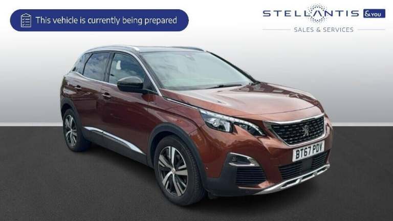 2017 Peugeot 3008 1.2 PureTech GT Line 5dr HATCHBACK PETROL Manual
