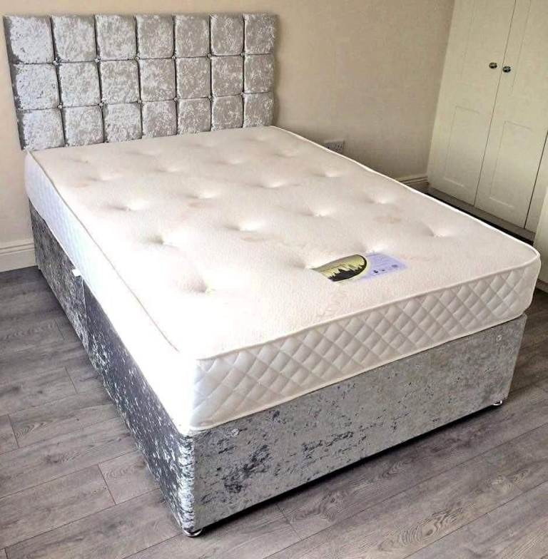 Divan Double (Single + King Size) Bed+Mattress CLEARANCE SALE ON BRAND NEW BEDS WITH MATTRESSES