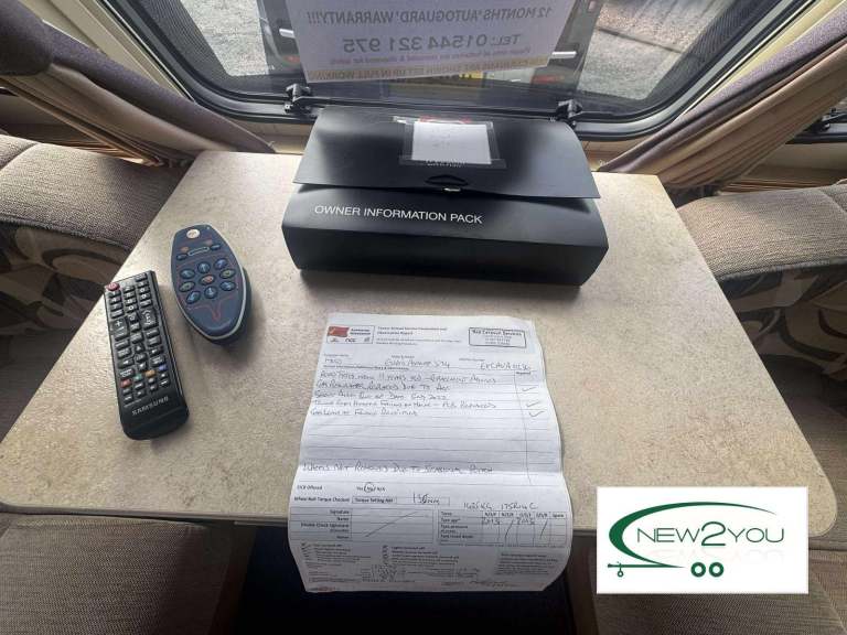 2012 Elddis Avante 574 4 Berth Fixed Singles Caravan - STOCK E131