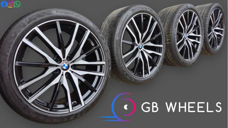 Genuine BMW 22" 742m Alloy Wheels X5 X6 G05 G06 Msport