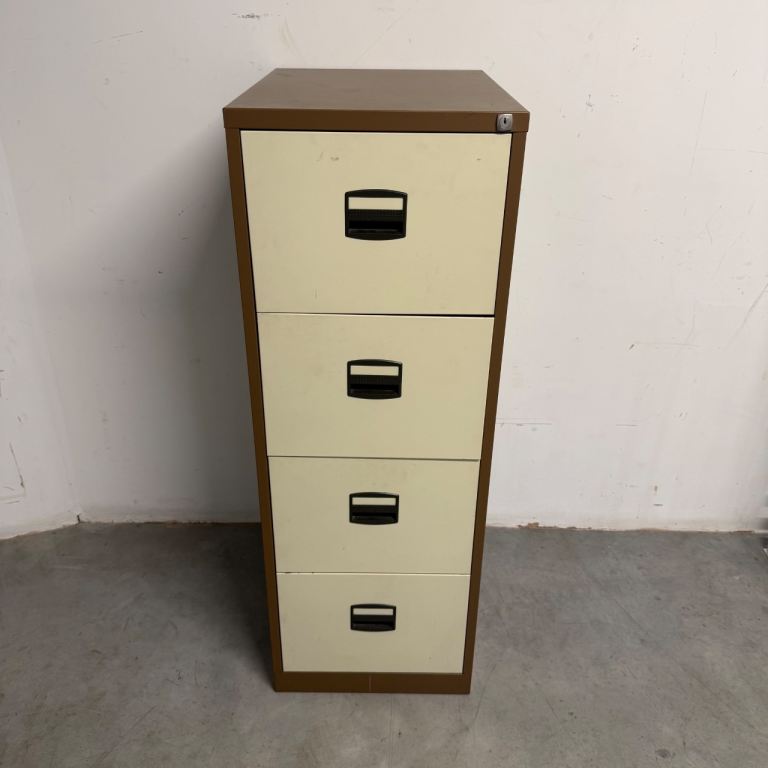 FREE DELIVERY Four-drawer filing cabinet unit, in good condition. 