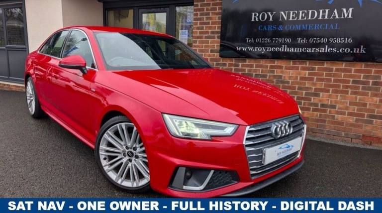 2019 68 AUDI A4 2.0 TFSI 35 S LINE SALOON 4DR PETROL MANUAL EURO 6 (S/S) (150 PS