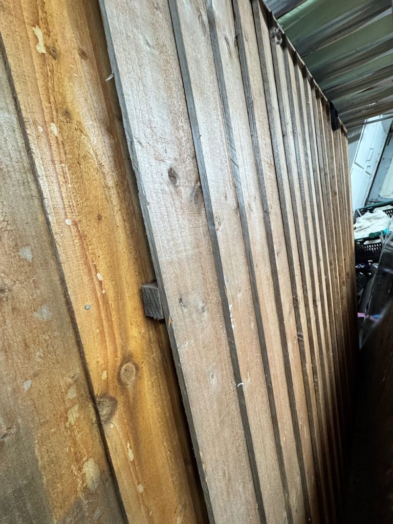 Fence Panel- Slatted 6ft x 6ft - FREE