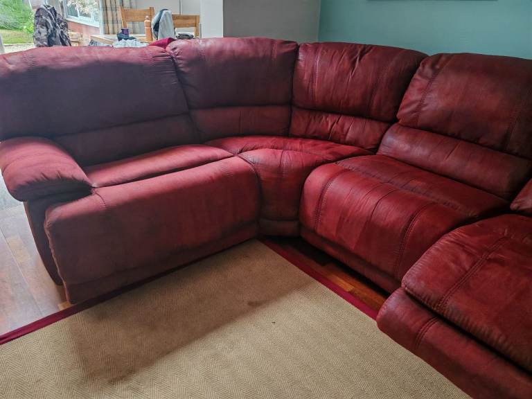 Harvey's LH recliner corner sofa