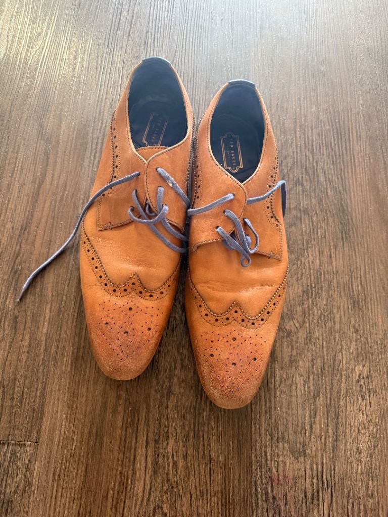 Ted Baker tan colour leather shoes