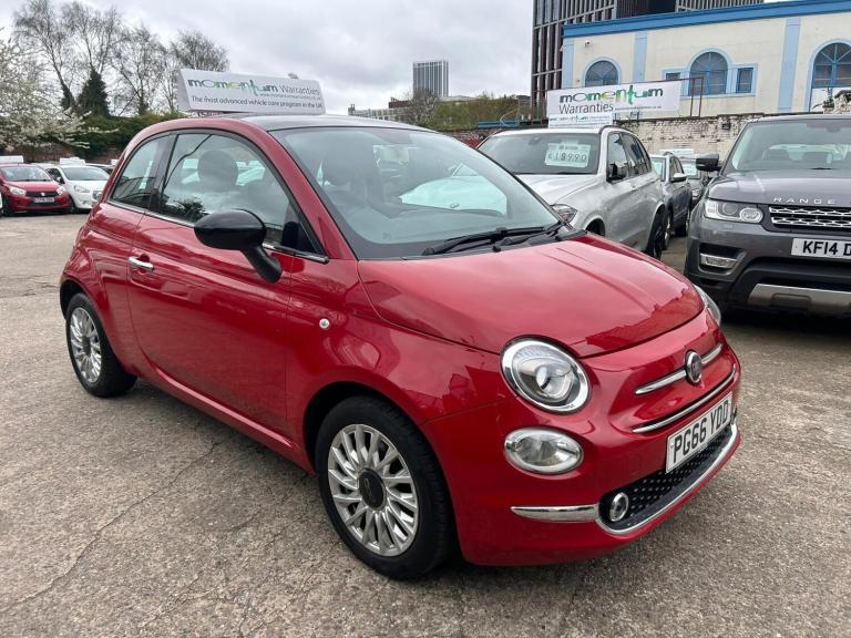 2017 Fiat 500 1.2 Lounge Dualogic Euro 6 (s/s) 3dr HATCHBACK Petrol Automatic